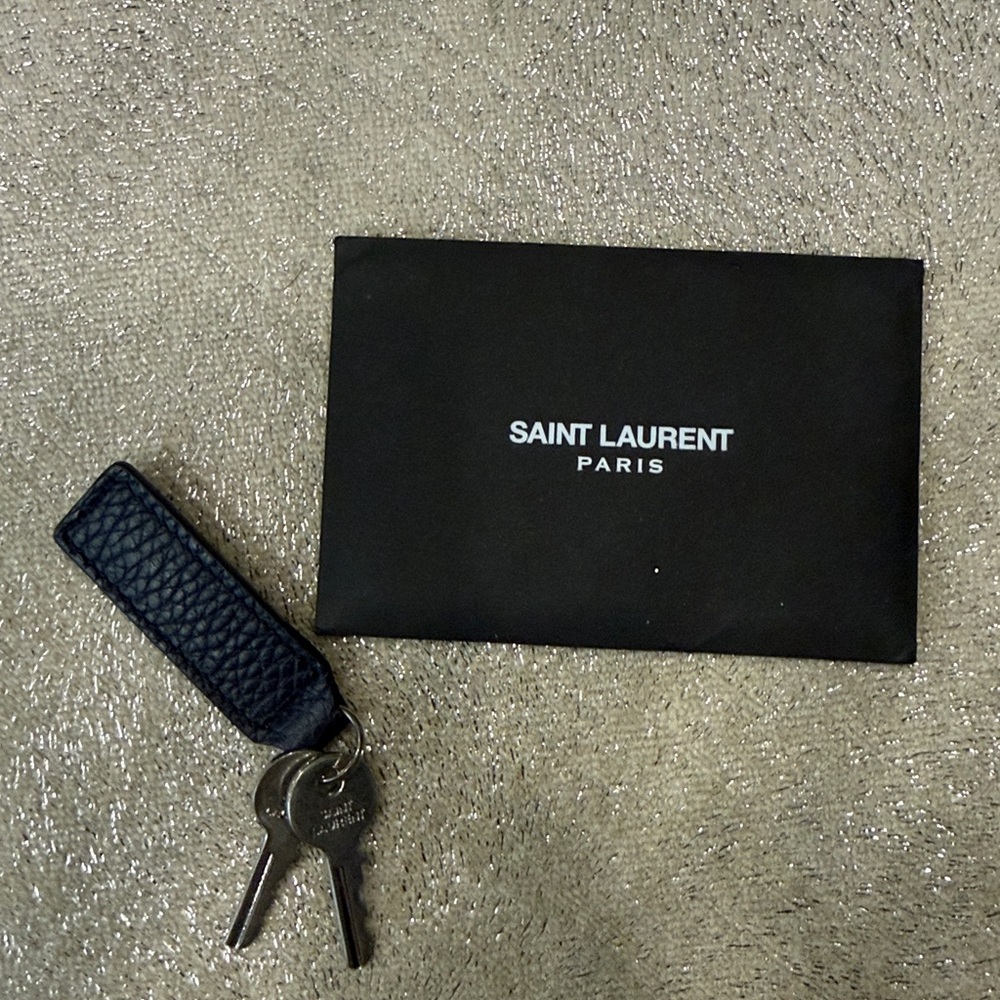 Saint Laurent Navy Sac De Jour in Small - Picture 5 of 5